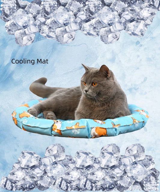 Cooling Pet Mat for Dogs & Cats, Summer Chill Pad for Pets, Self Cooling Breathable Cooling Pad Dog Mat Summer Pad, Indoor